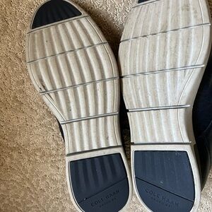 Cole Haan 10M Grand - Blue, lighter than navy but not royal. Lightly worn.